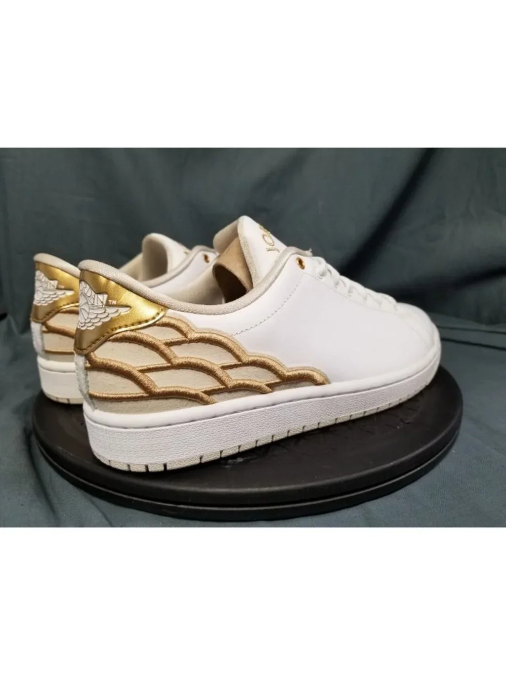 Jordan 1 Centre Court White Gold DQ8577 100 Men's Size 8 NEW NO BOX!